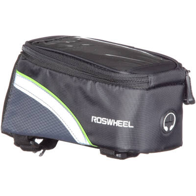 Чохол для рами під смартфон Roswheel 6,5" 12496L-A5, колір: чорний/зелений