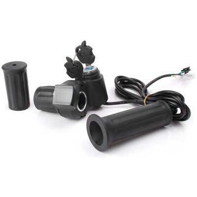 Ручка газу DN Half Twist для електровелосипеда, чорна (310326)