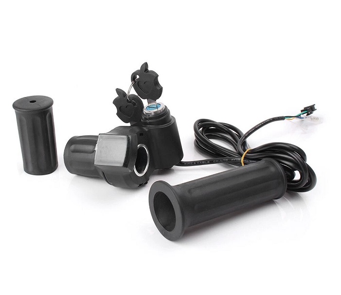 Ручка газу DN Half Twist для електровелосипеда, чорна (310326)