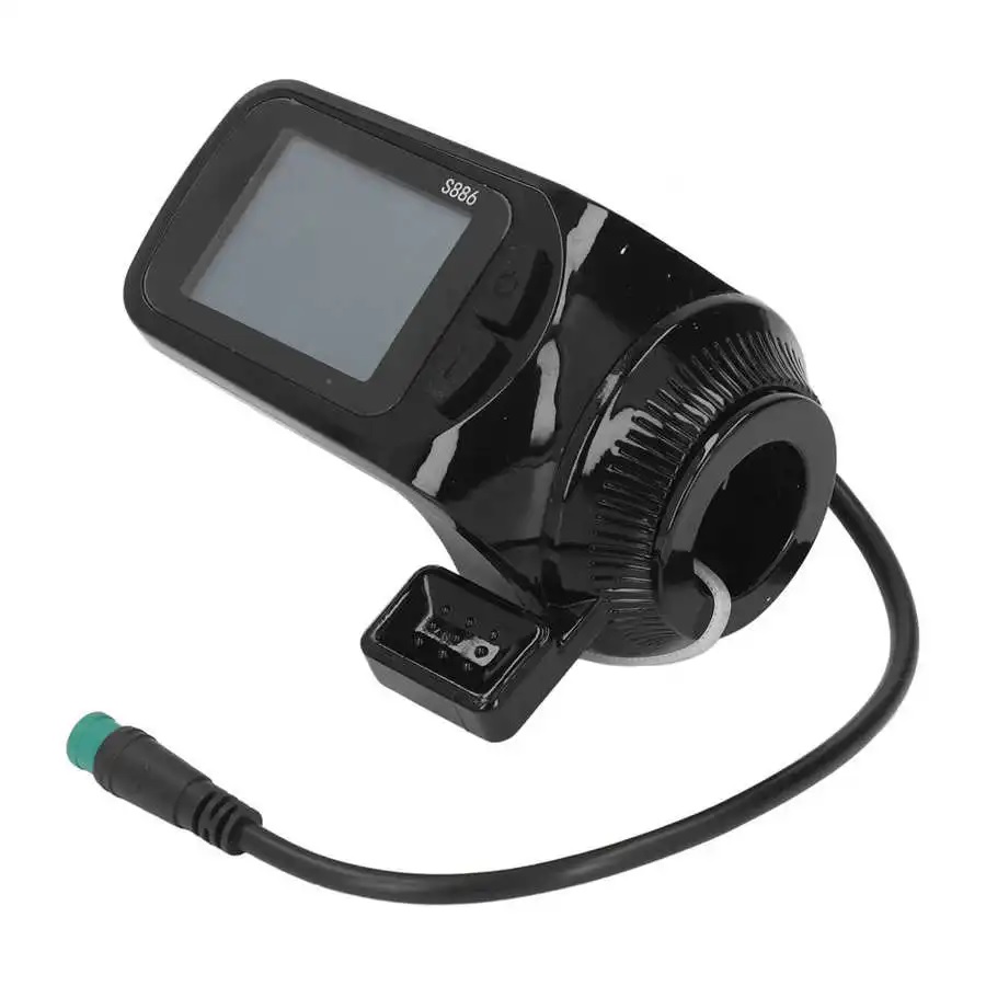 Дисплей с ручкой газа DN S886 LCD5 24, 36, 48В (s886-6pin)