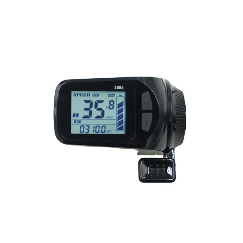 Дисплей з ручкою газу DN S886 LCD5 24, 36, 48 В (s886-6pin)