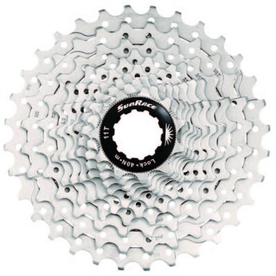 фото - Кассета SunRace RS3, 11 скоростей, 11-28T, Metallic Silver