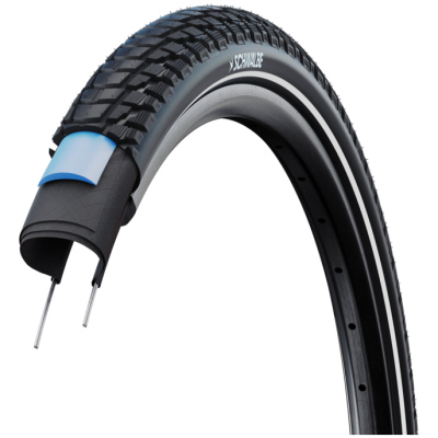 фото - Покрышка 28×1.75 (47-622) Schwalbe MARATHON PLUS TOUR, SmartGuard, TwinSkin, B/B+RT HS619 ADDIX GREEN 67EPI 35B