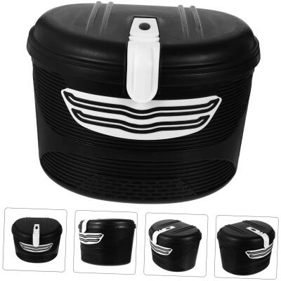 Контейнер для велосипеда Bike Box S 33x26x24 см, чорний з білим (D-016S)