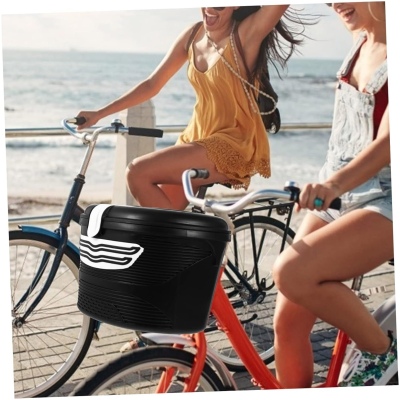 Контейнер для велосипеда Bike Box S 33x26x24 см, чорний з білим (D-016S)