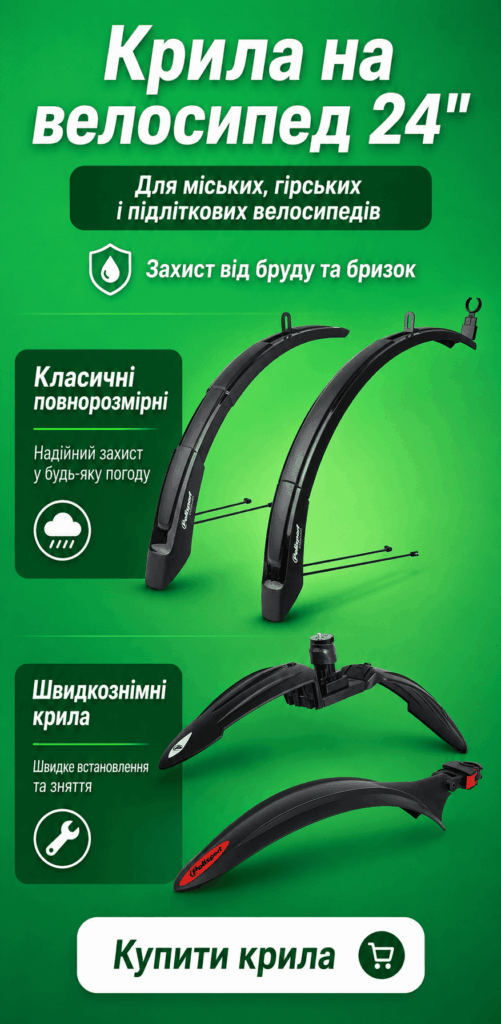 Крила на велосипед 24