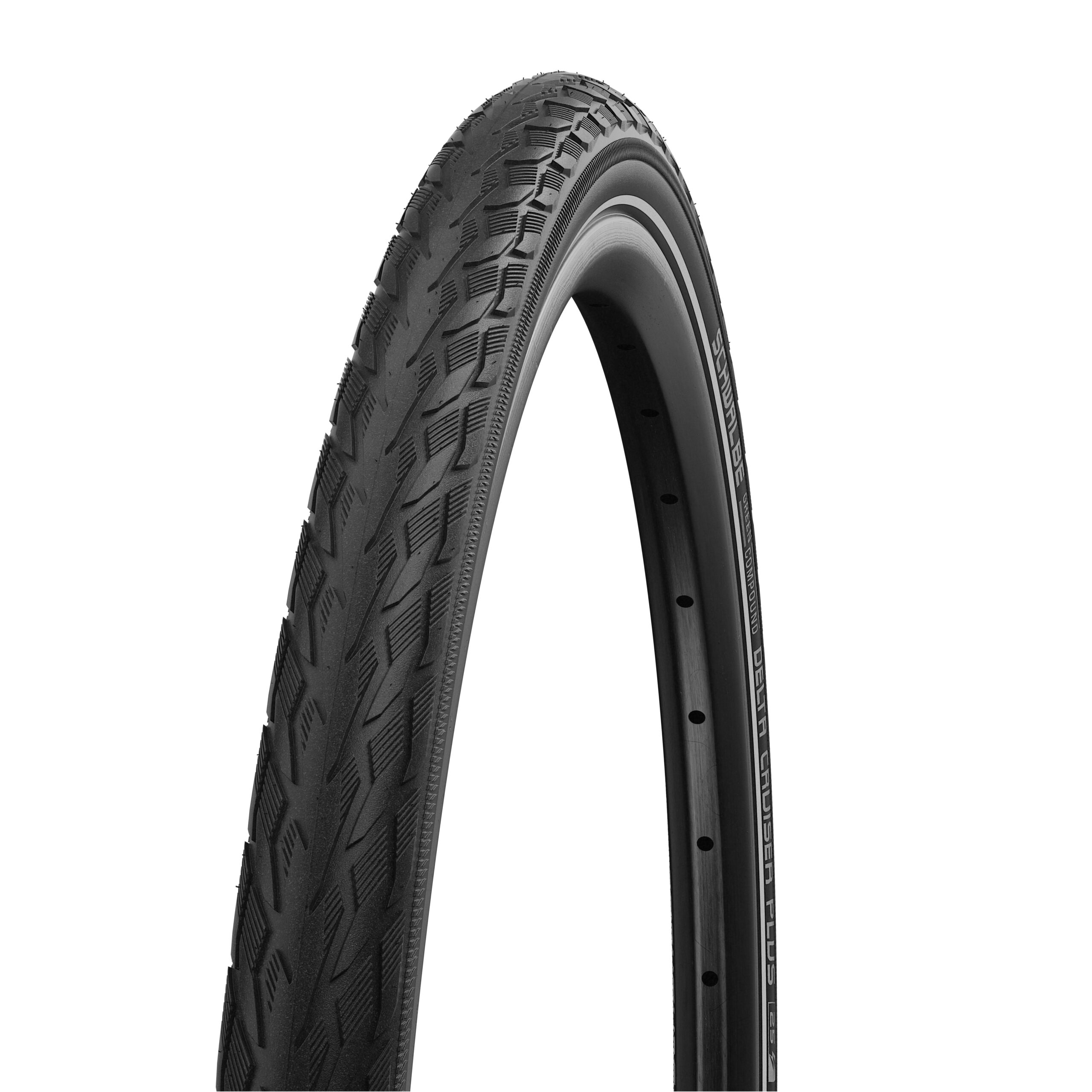 Покрышка 26x1.75 (47-559) Schwalbe DELTA CRUISER PLUS HS431 PunctureGuard B/B+RT Green Compound