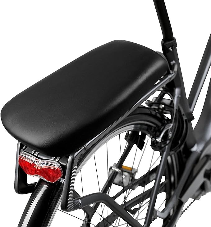 Сидіння на багажник Backrest Eco без спинки, чорне (B075)