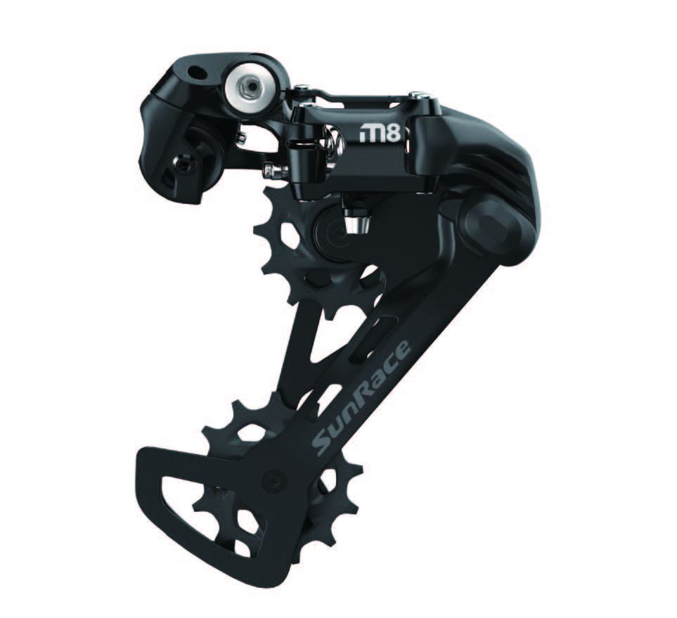 Задній перемикач SunRace RDM800 MD, 9/8 швидкостей, макс.: 50T, середня лапка