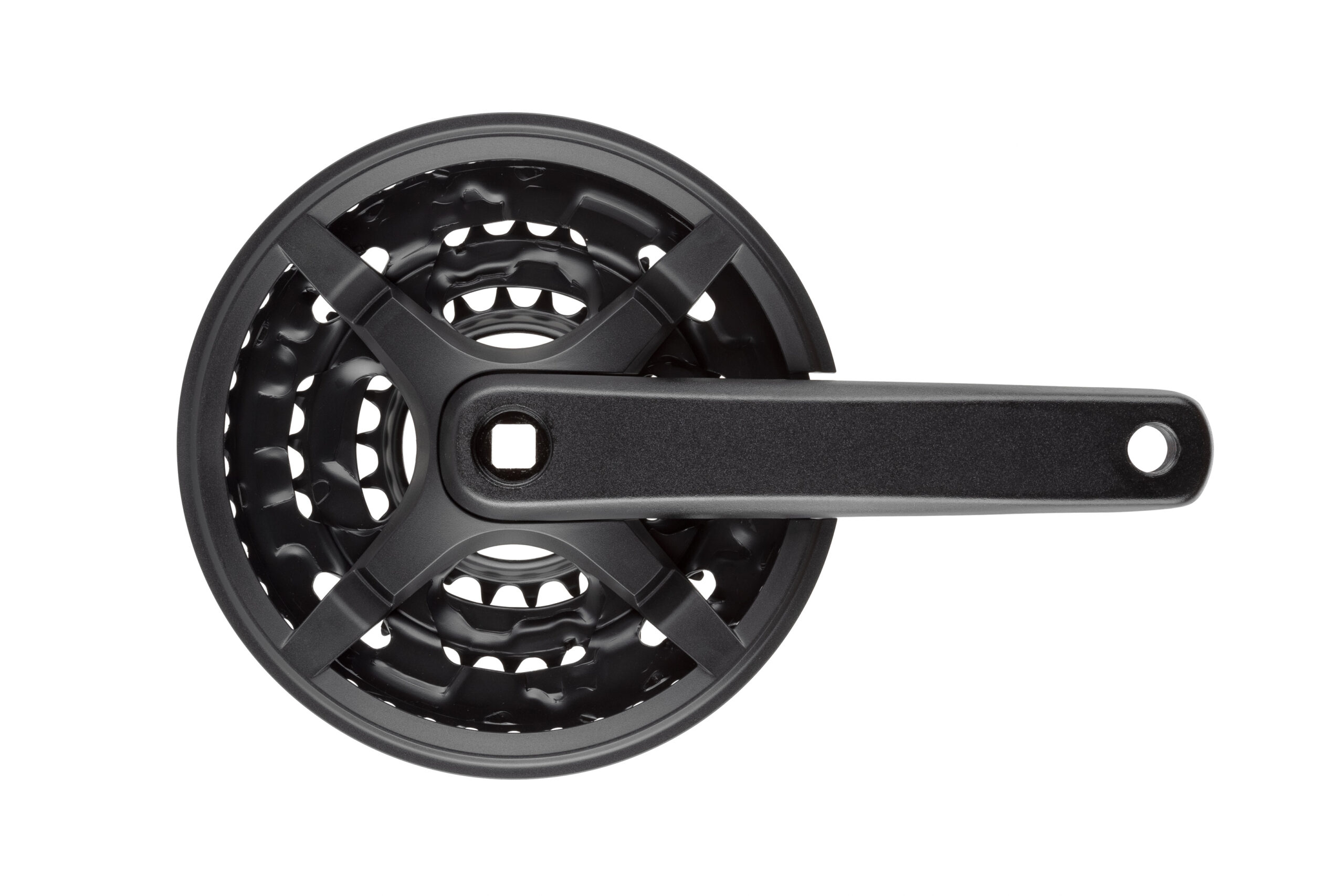 Комплект шатунів Prowheel TC-CY03, під квадрат, 170 мм, 42-32-22T, на 8/7/6 отворів, чорний
