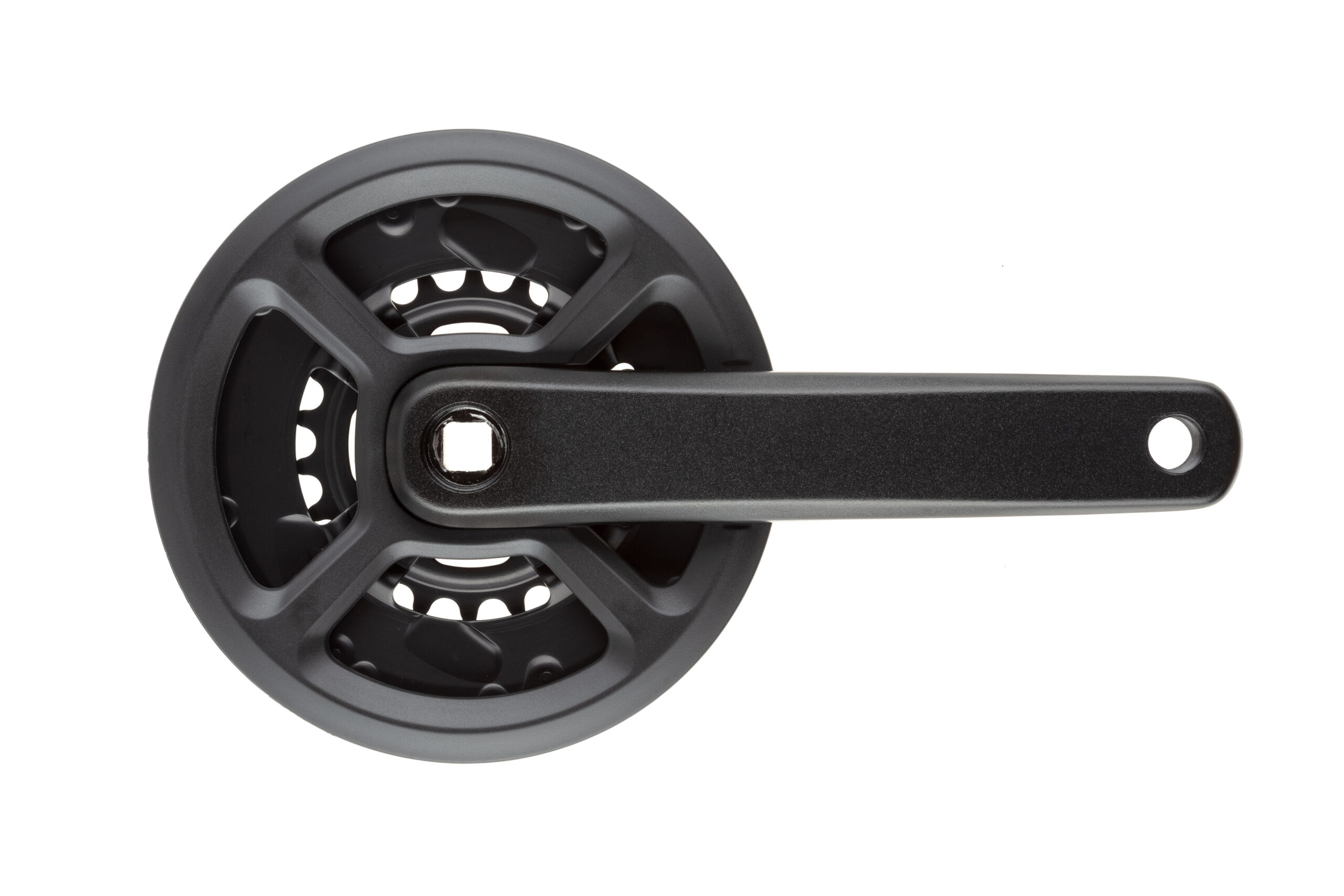 Комплект шатунів Prowheel TM-CY01, під квадрат, 175 мм, 36-22T, на 8/7/6 отворів, чорний