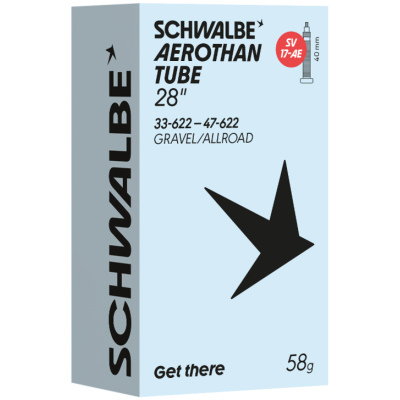 фото - Камера TPU 28″ (33/47-622) Schwalbe SV17-AE AEROTHAN, Alu 40mm