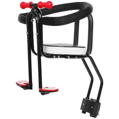 Дитяче велокрісло Child Seat універсальне чорне з червоним (bag6010)