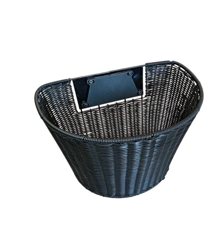 Корзина Kands, кріплення на кермо плетена чорна (BL-B-002)
