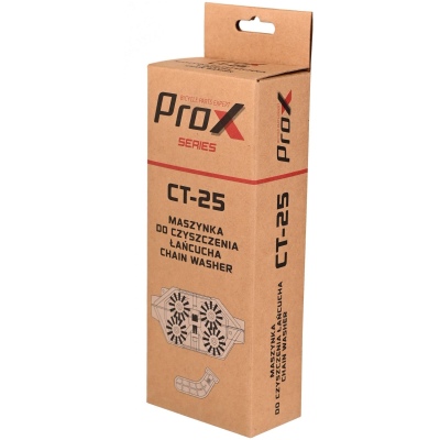Мийка ланцюга ProX CT-25, прозорий пластик із червоним (A-N-0346)