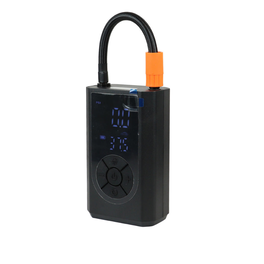 Насос мини BEcool BC-PP2503C Pl черный 150psi AV/FV электрический 2000 мА*ч AM (брендированная упаковка)