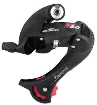 Задній перемикач SunRace RDM37 LD, 7 швидкостей, довга лапка, OEM