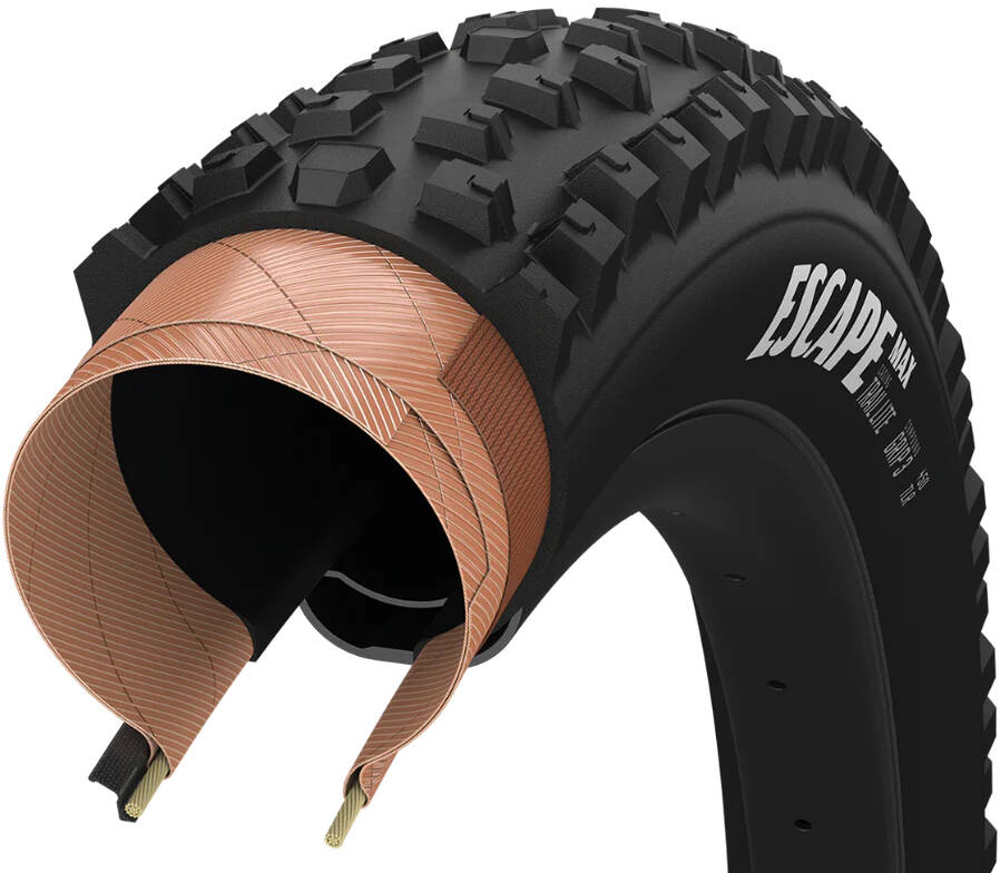 Покрышка 29x2.40 (61-622) GoodYear Escape Max, Trail Lite, Dynamic:Grip3, Folding, Black