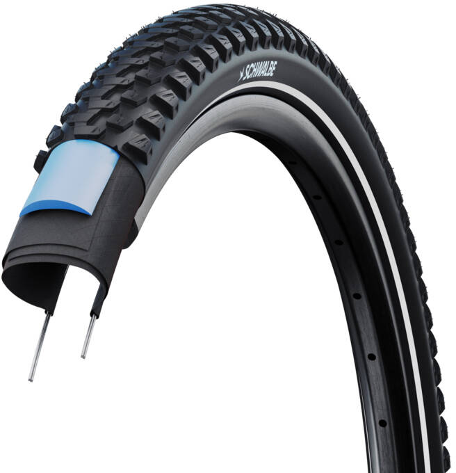 Покрышка 27.5x2.10 (54-584) Schwalbe MARATHON PLUS MTB SmartGuard, TwinSkin,  B/B+RT HS468 ADDIX 67EPI 36B