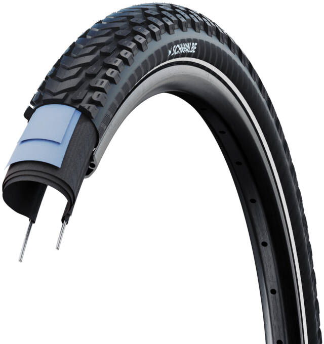 Покришка 27.5x2.4 (62-584) Schwalbe MARATHON MONDIAL, RaceGuard, B/B-SK+RT HS630 ADDIX 67EPI 40B Double Defense