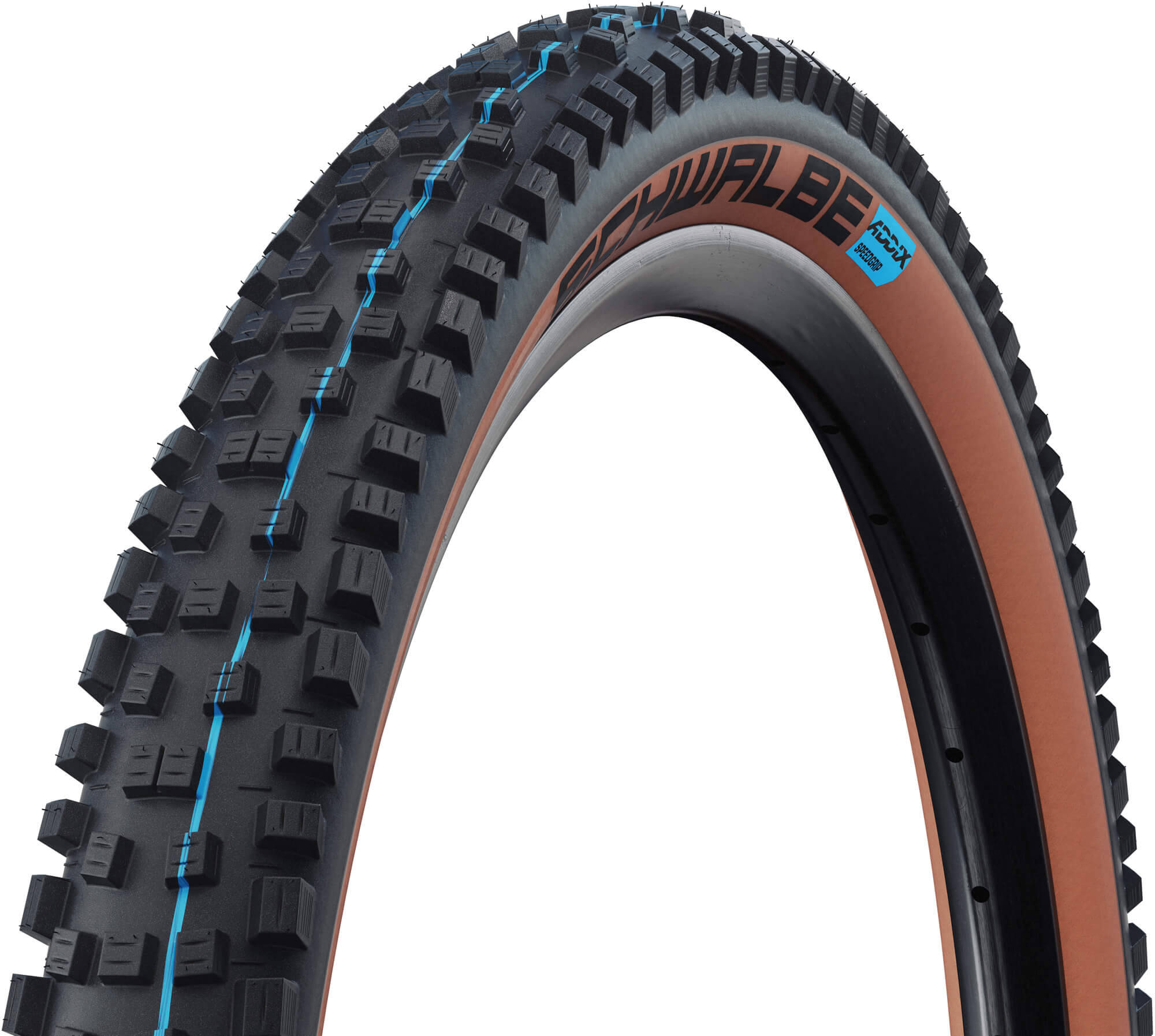 Покрышка 29x2.40 (62-622) Schwalbe NOBBY NIC Evo, Super Ground, TLE, B/BRZ-SK HS602 ADDIX SpeedGrip 67EPI B