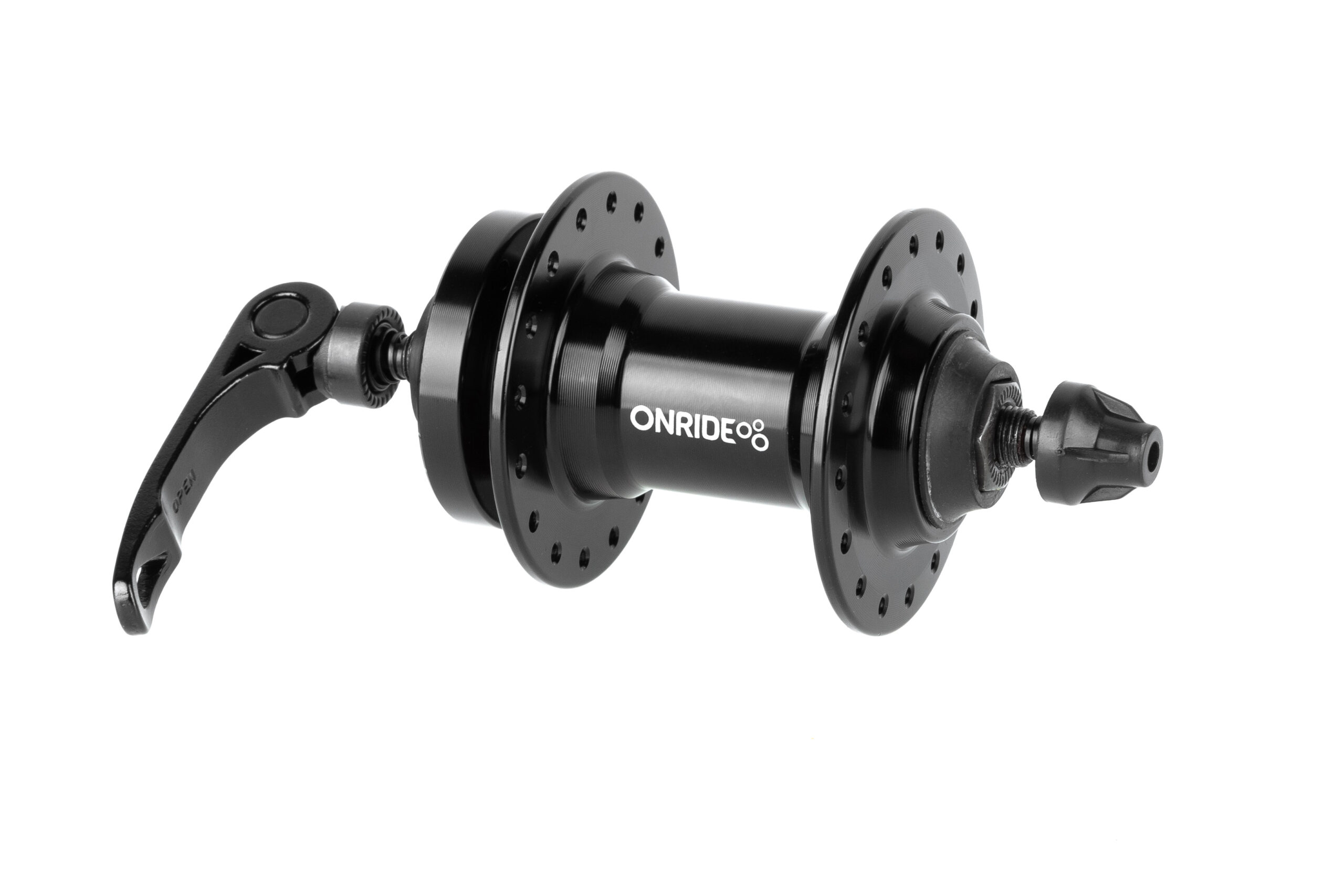 Втулка передня ONRIDE Hub 20F, 32 отвори, disc, кульки, 100 QR, чорна