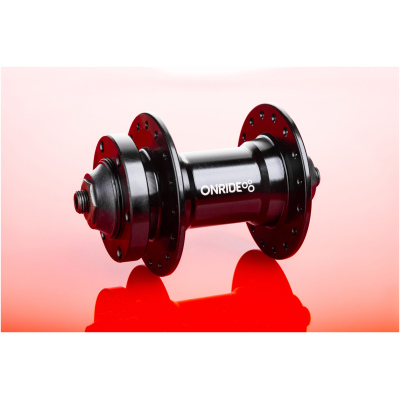 Втулка передня ONRIDE Hub 20F, 32 отвори, disc, кульки, 100 QR, чорна