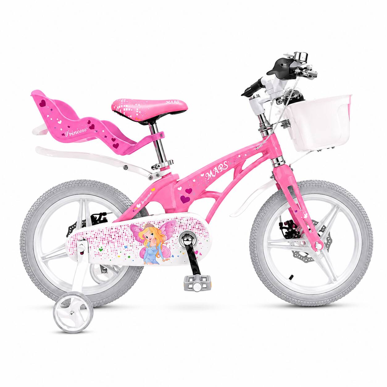 Велосипед 16'' MARS PRINCESS, бузковий