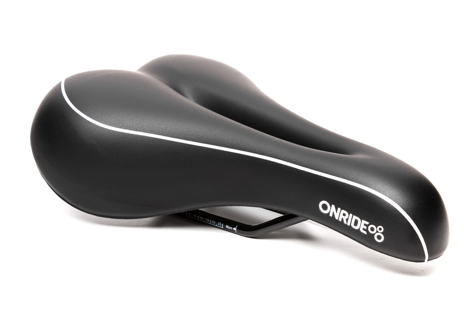 Сідло ONRIDE ForBut Gel сталеві рамки жіноче чорний 246x169мм