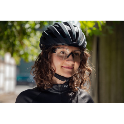 Окуляри ONRIDE Iris, чорні з лінзами Clear (100%) у жорсткому чохлі