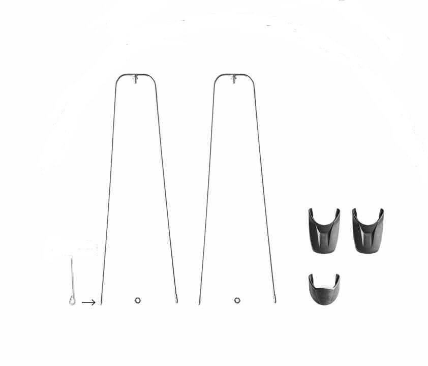 Крила Eurofender Ecotech 29"/58 мм, чорні (ROS130)