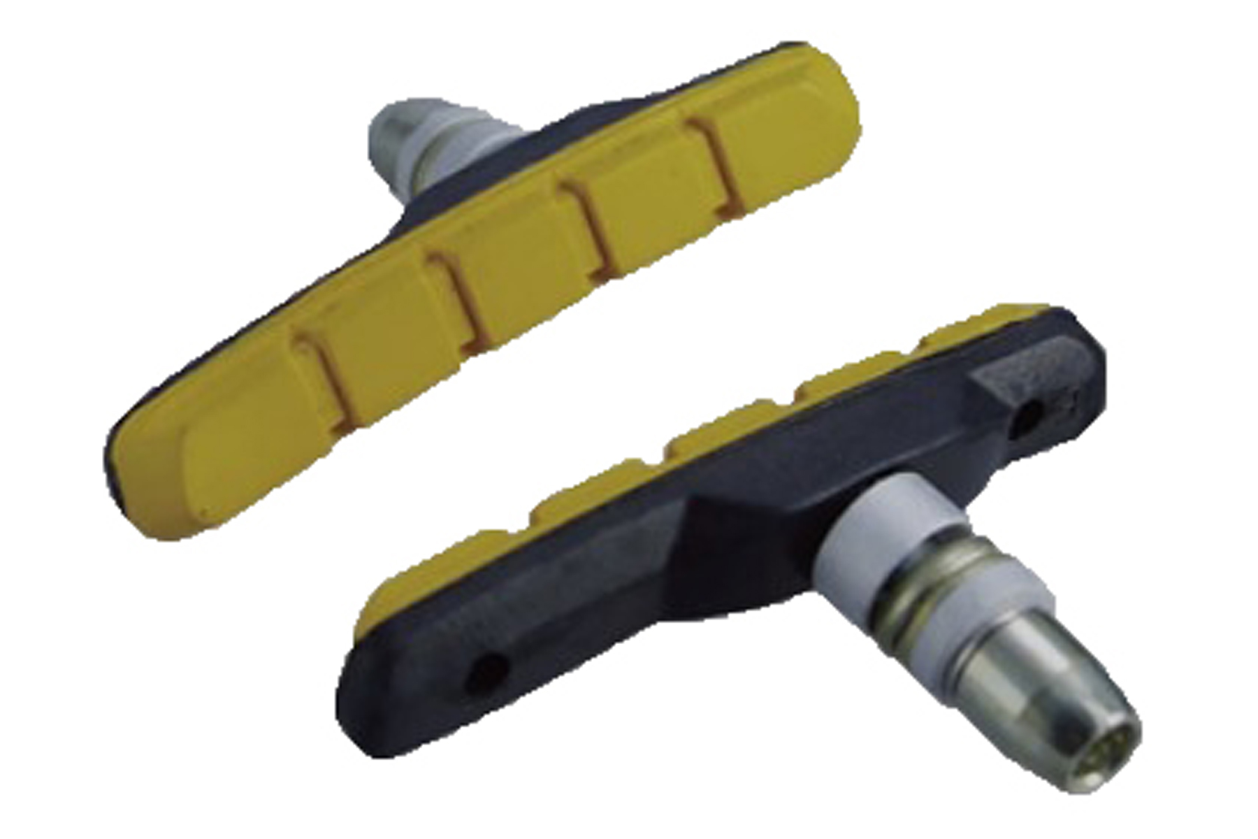 Колодки гальмівні Alligator VB-610 72 мм для V-Brake чорно-жовті