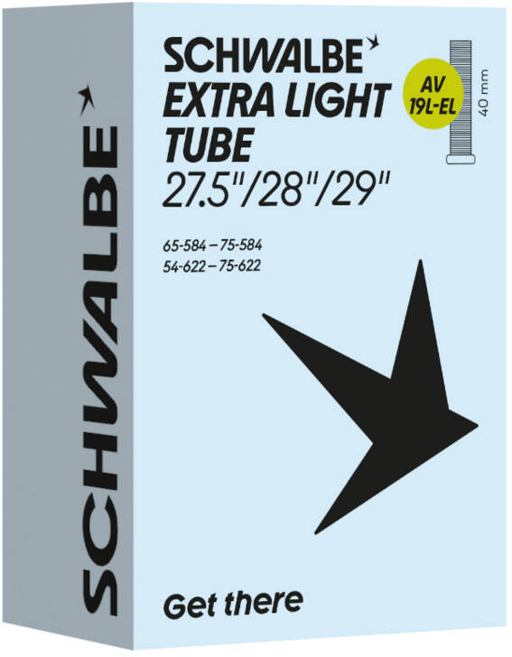Камера 29"+/27,5"+ (54/75-584/622) Schwalbe AV19L-EL EXTRA LIGHT 40mm
