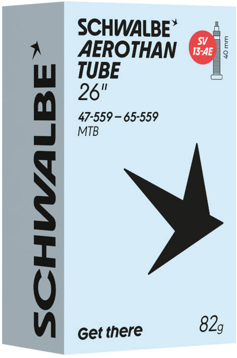 Камера TPU 26" (47/65-559) Schwalbe SV13-AE AEROTHAN, Alu 40mm