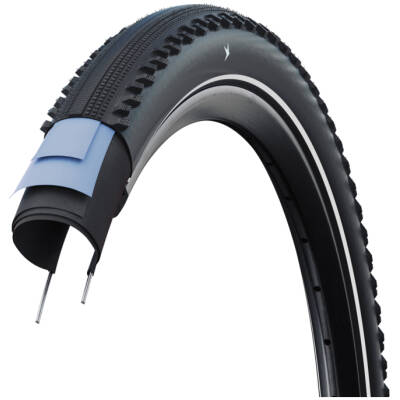 фото - Покрышка 29×2.25 (57-622) Schwalbe HURRICANE Performance, RaceGuard B/B-SK+RT HS499 ADDIX 67EPI B